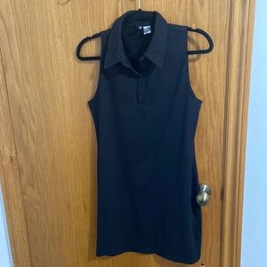 Black Collard body con dress